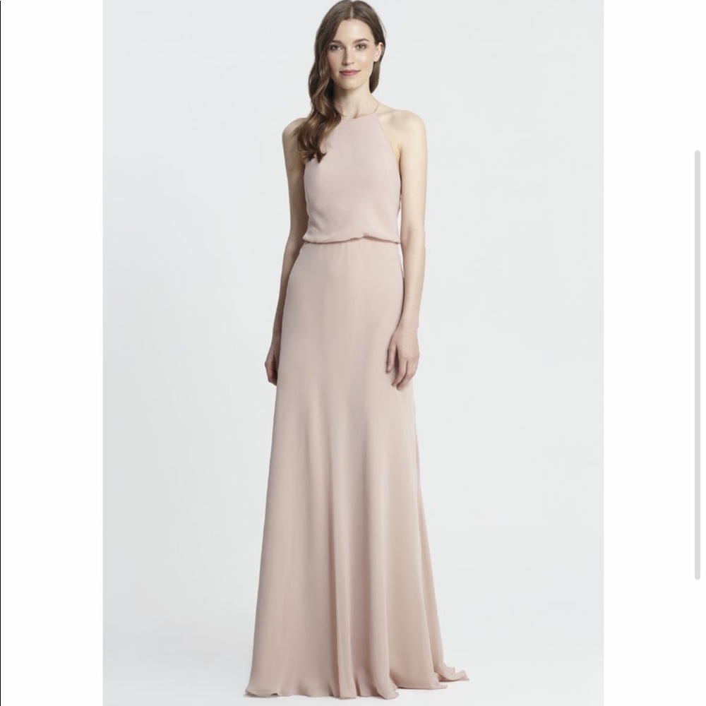 Monique Lhuillier Chiffon Bridesmaid Dress